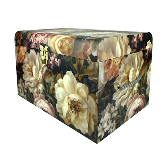Large Floral Decorative Trunk by Ashland&#xAE;